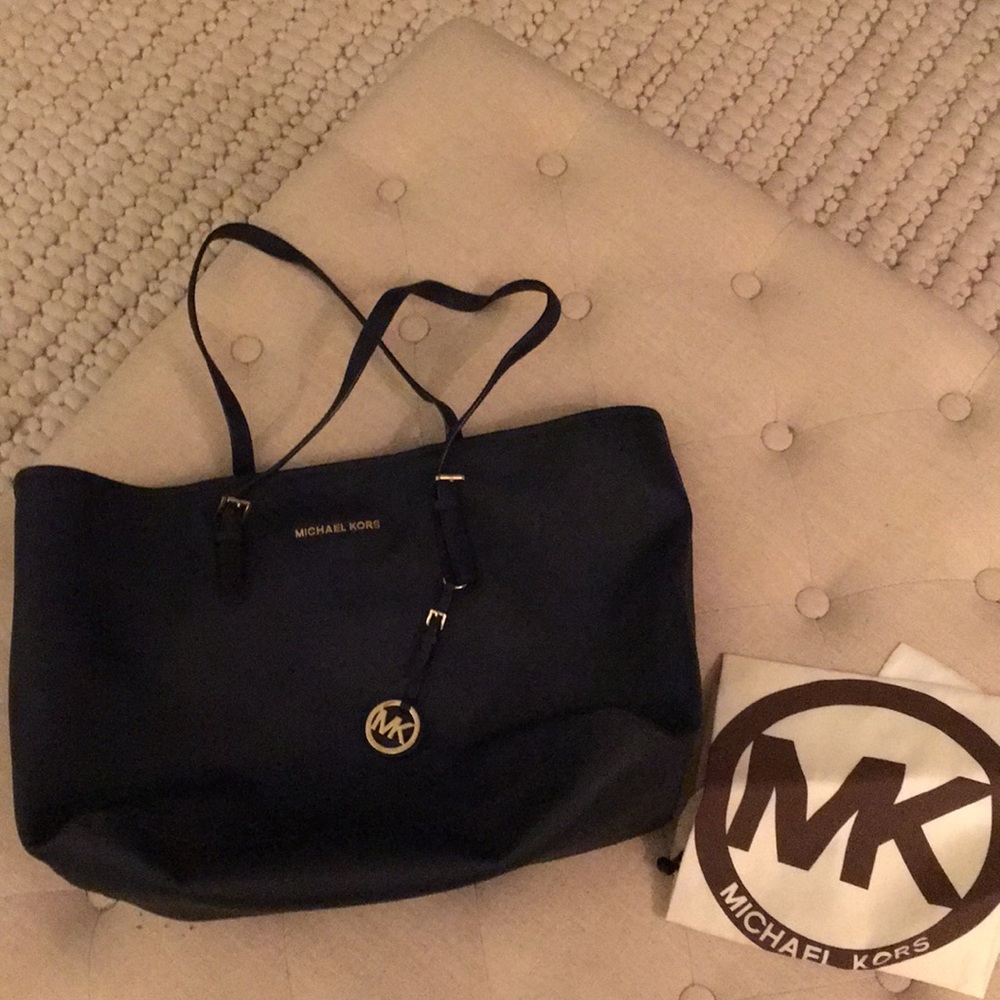 Michael Kors Navy Blue Handbag